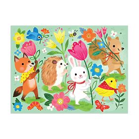 Mudpuppy Puzzle Tavaszi Felvonulás Szövet Zsákban 36 Darab