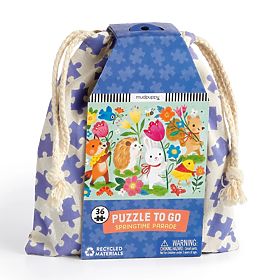 Mudpuppy Puzzle Tavaszi Felvonulás Szövet Zsákban 36 Darab, Mudpuppy