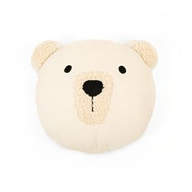 Muszlin párna Ourbaby Ø 35 cm Medve - ekrü, Ourbaby®