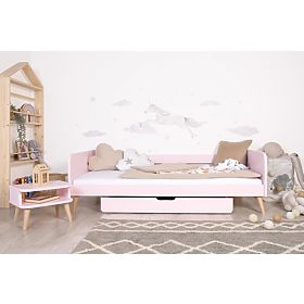 Növekvő ágy Nell 2 az 1-ben - púderrózsaszín, Ourbaby®