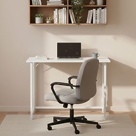 Összecsukható számítógépasztal 80x45 cm laptopasztal fehér ModernHome