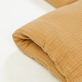 Ourbaby muszlin ágynemű 135x100 + 40x60 cm - mustársárga, Ourbaby®