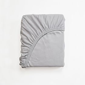Pamut lepedő 190x90 cm - szürke, Frotti