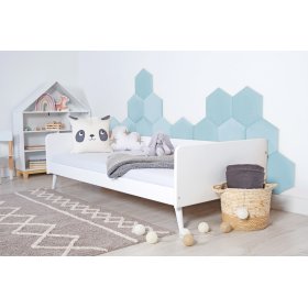 Kárpitozott panel Hexagon- babakék, MIRAS