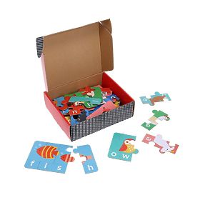 Petit Collage Az első állatos betűző puzzle-m