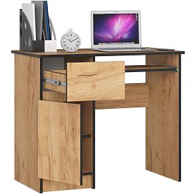 PIKSEL PK SZÁMÍTÓGÉPASZTAL CRAFT TÖLGY - BALOS