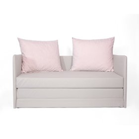 Jack kanapé - világosszürke / purd rózsaszín