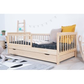 Gyerekágy sorompós TEDDY - természetes, Ourbaby®