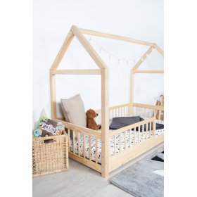 Montessori házikó ágy Elis - natural