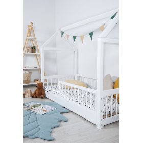 Montessori házi ágy Elis fehér