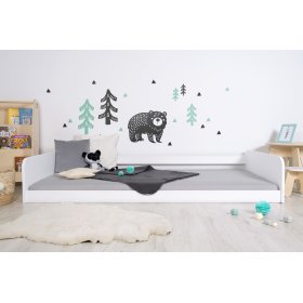Fa ágy Sia - 180 x 80 cm - fehér, Ourbaby