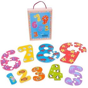 Puzzle Számok 1-től 9-ig BJ