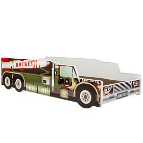 Rakéta alakú egyszemélyes ágy 140x70 matraccal