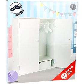 Small Foot Babaruhásszekrény fehér - sérült csomagolás