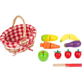 small foot Bevásárlókosár zöldségekkel