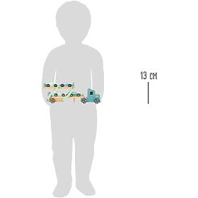 small foot Chicago kamion pótkocsival