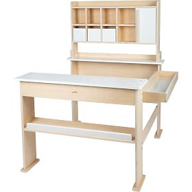 small foot Fa fából készült fehér eladói stand