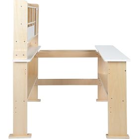 small foot Fa fából készült fehér eladói stand
