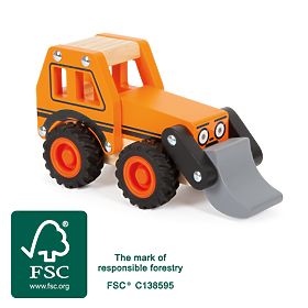 small foot Fa fából készült kotrógép