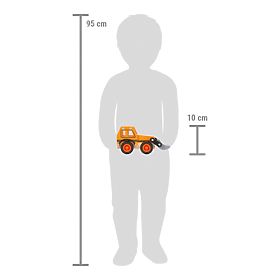 small foot Fa fából készült kotrógép