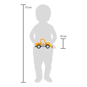 small foot Fa fadarú rakodógép kanállal