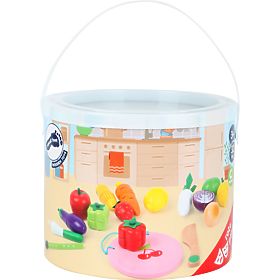 small foot Fa játékkészlet gyümölcsökkel és zöldségekkel - sérült csomagolás, small foot