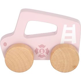 small foot Fa játékkocsi tolható Rózsaszín
