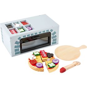 small foot Fa pizza kemence kiegészítőkkel