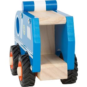 small foot Fa rendőrautó