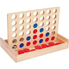 Small Foot Fából készült utazási tic-tac-toe játék