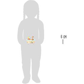 small foot Zenedoboz elefánttal és papagájjal