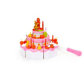 Szeletelhető torta szett születésnapi party 125 db