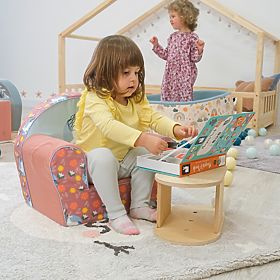 Gyerekfotel Unicorn - rózsaszín, Ourbaby®