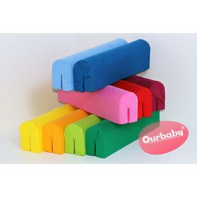 Ágyvédő korlátra - T25 - többszínű, Litdrew foam