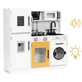Nagy fa játékkonyha gyerekeknek + hangok és fények ECOTOYS, EcoToys