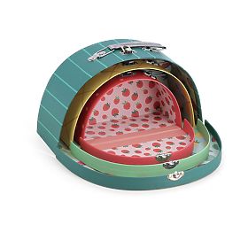 Vilac 3 darabos bőröndkészlet Finom gyümölcsök Sarah Betz