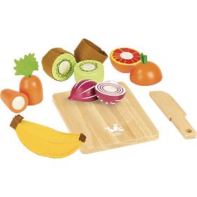 Vilac Fa élelmiszerek gyümölcsök és zöldségek, Vilac