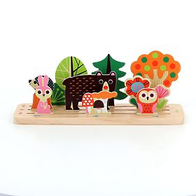 Vilac Fa logikai játék Építsd meg helyesen! Erdő, Vilac