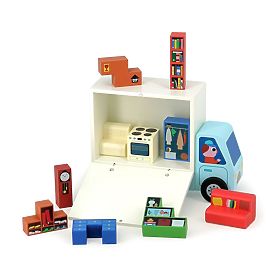 Vilac Fa logikai játék Rakd be helyesen! Költöztetők