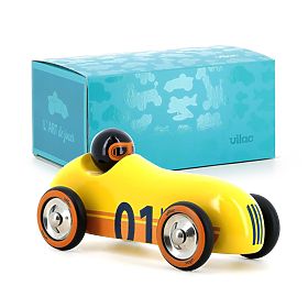 Vilac Fa Old Sport Compet sárga autó