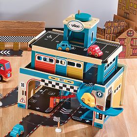 Vilac Fa vintage garázs Vilacity