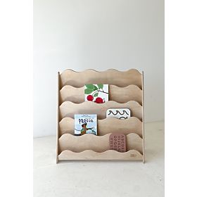 WAVE M könyvespolc - természetes, baby wood