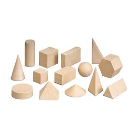 Wissner 14 darabos fa geometriai test készlet