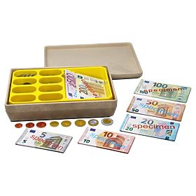 Wissner Pénztárgép eurós bankjegyekkel és érmékkel