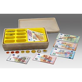 Wissner Pénztárgép eurós bankjegyekkel és érmékkel